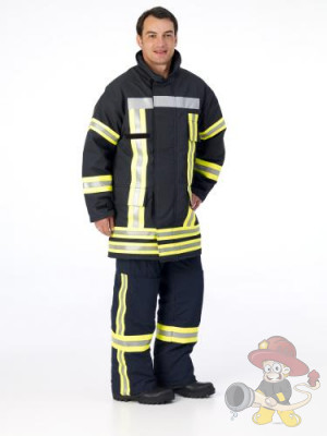 WATEX Feuerwehrhose Einsatzhose EN 469:2005 Überhose FIRE-BRAKE Latzhose  NEU 